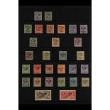 IRELAND 1922 - 1928 MINT / NEVER HINGED MINT COLLECTION on a stock page that includes the Thom