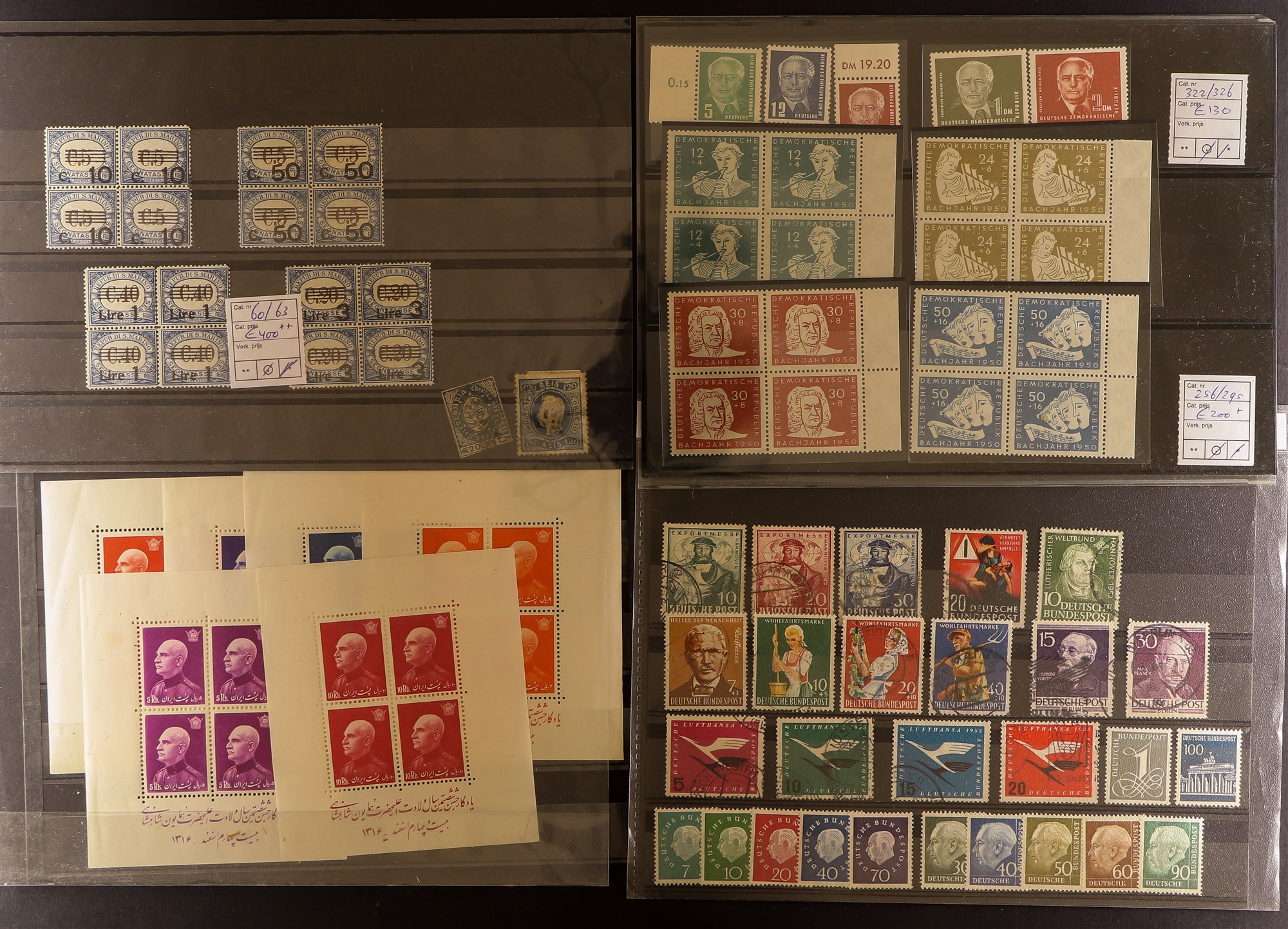 COLLECTIONS & ACCUMULATIONS HIGH-POWERED ACCUMULATION OF BETTER STAMPS. Part of a European - Image 12 of 61