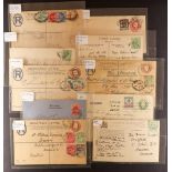 GB.EDWARD VII 1902 - 1911 COVERS. A dealer stock of individually priced covers all bearing KEVII