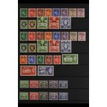 BR. OCC. ITAL. COL. TRIPOLITANIA 1948-1951 COMPLETE MINT COLLECTION on a stock page, (SG T1/34 &