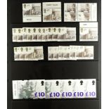 GB.ELIZABETH II DECIMAL STAMPS, FACE VALUE £715. Never hinged mint assortment of high value
