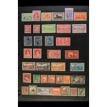 NEW ZEALAND 1902 - 1942 MINT COLLECTION on Hagner pages includes 1902-07 (perf 14) pictorials