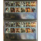 GB.ELIZABETH II STAR WARS - 2015. An album of first day covers, presentation packs with stamps &