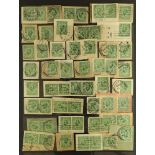 GB.GEORGE V 1911 - 1912 DOWNEY HEADS semi-specialised assortments of ½d greens & 1d reds purchased