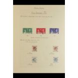 HONG KONG 1937 - 1949 FINE USED COLLECTION complete for the basic issues (SG 137-176), 1937