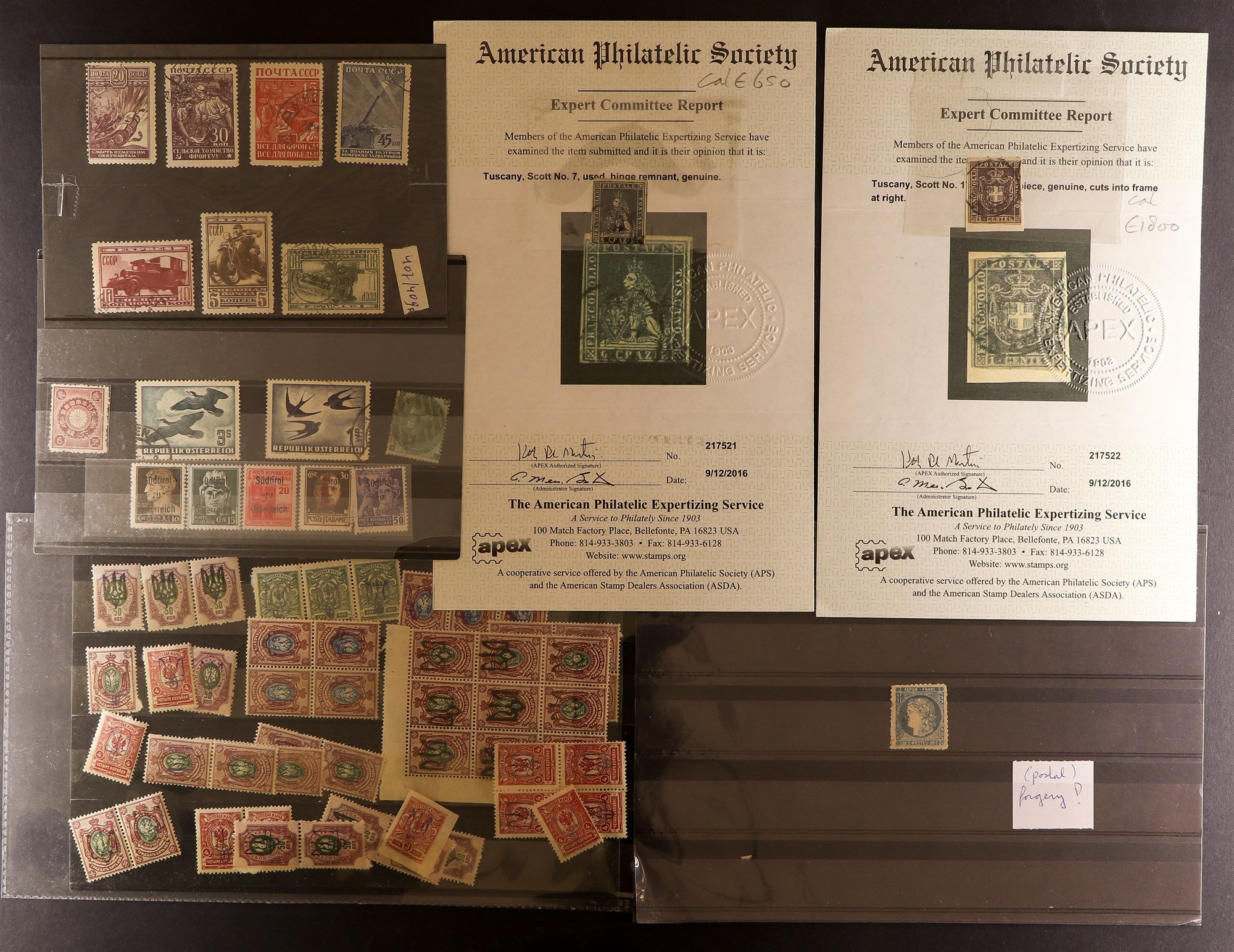 COLLECTIONS & ACCUMULATIONS HIGH-POWERED ACCUMULATION OF BETTER STAMPS. Part of a European - Image 41 of 61