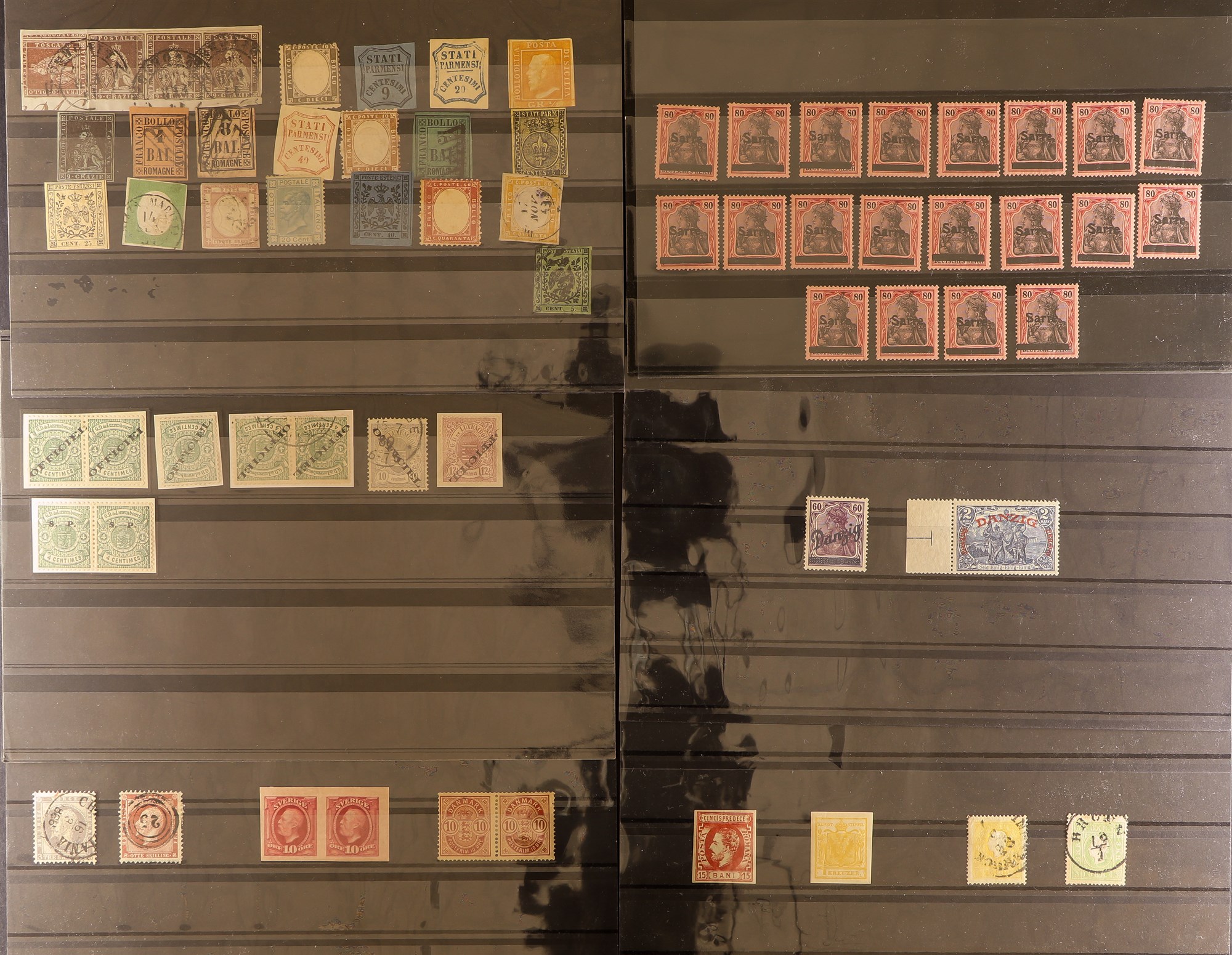 COLLECTIONS & ACCUMULATIONS HIGH-POWERED ACCUMULATION OF BETTER STAMPS. Part of a European - Image 8 of 61