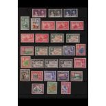 FIJI 1937 - 1952 MINT COLLECTION. A complete basic collection from 1937 Coronation to the 1951