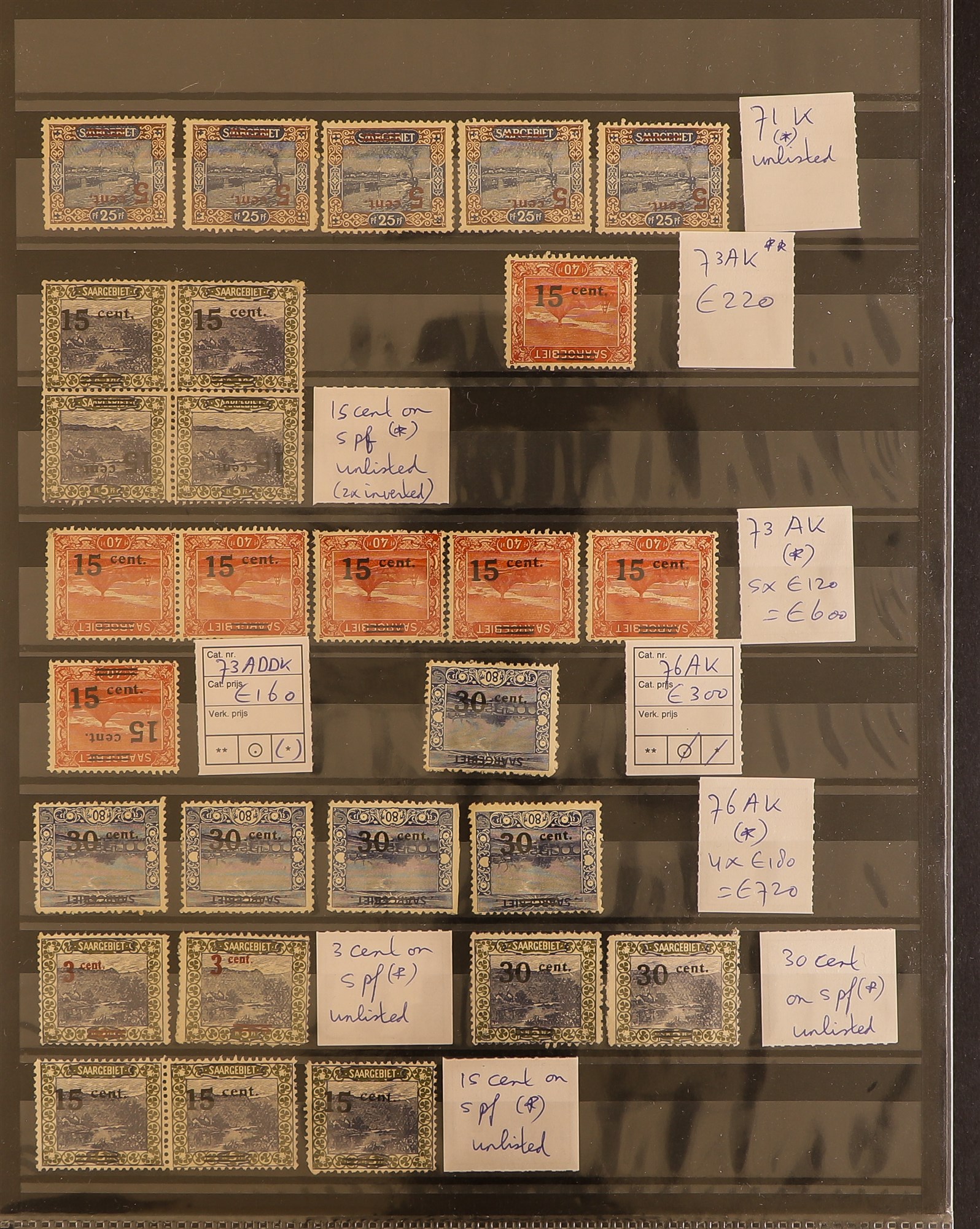 COLLECTIONS & ACCUMULATIONS HIGH-POWERED ACCUMULATION OF BETTER STAMPS. Part of a European - Image 33 of 61