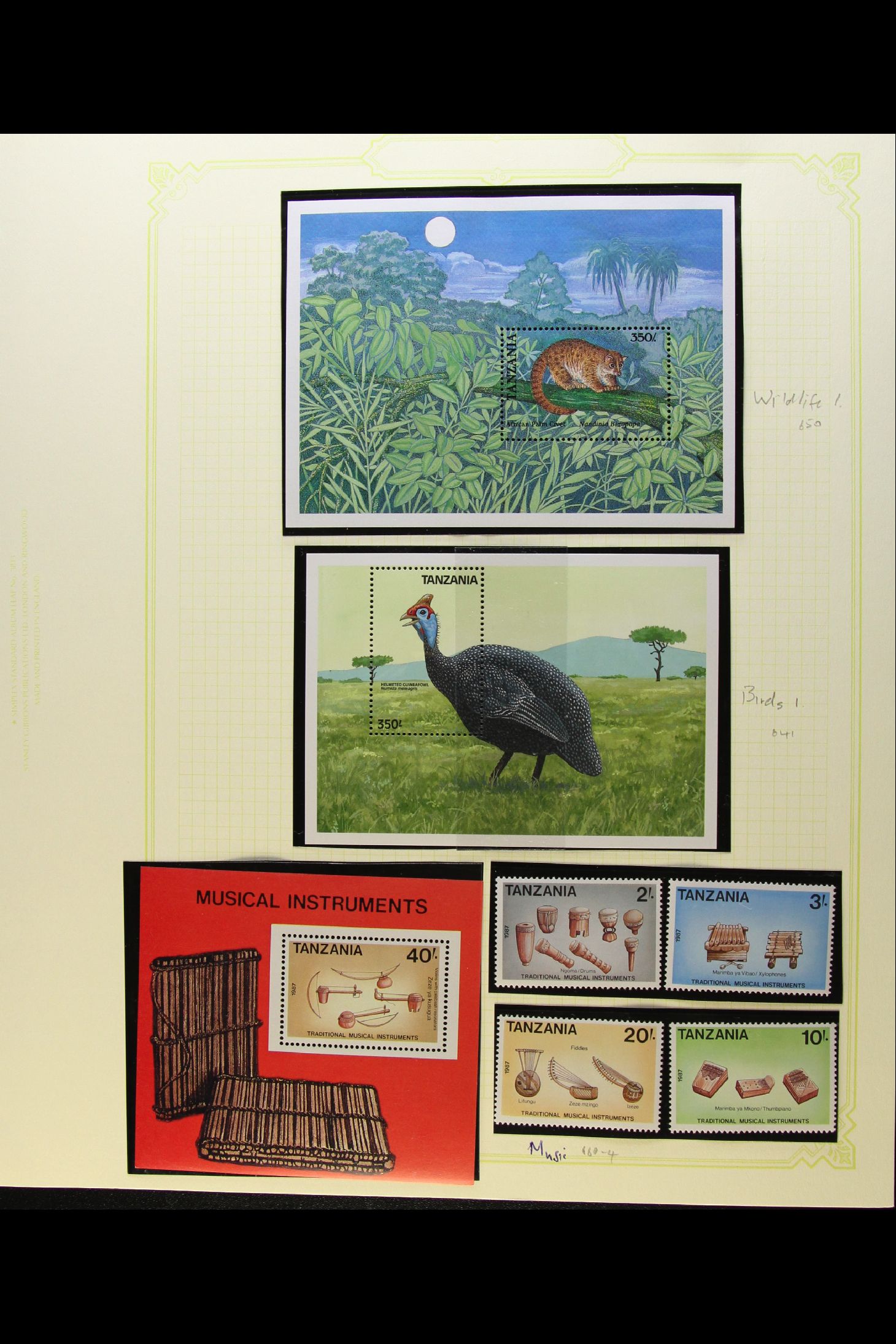 TANZANIA 1983 - 1990 NEVER HINGED MINT COLLECTION on album pages, highly level of completeness for - Image 14 of 15