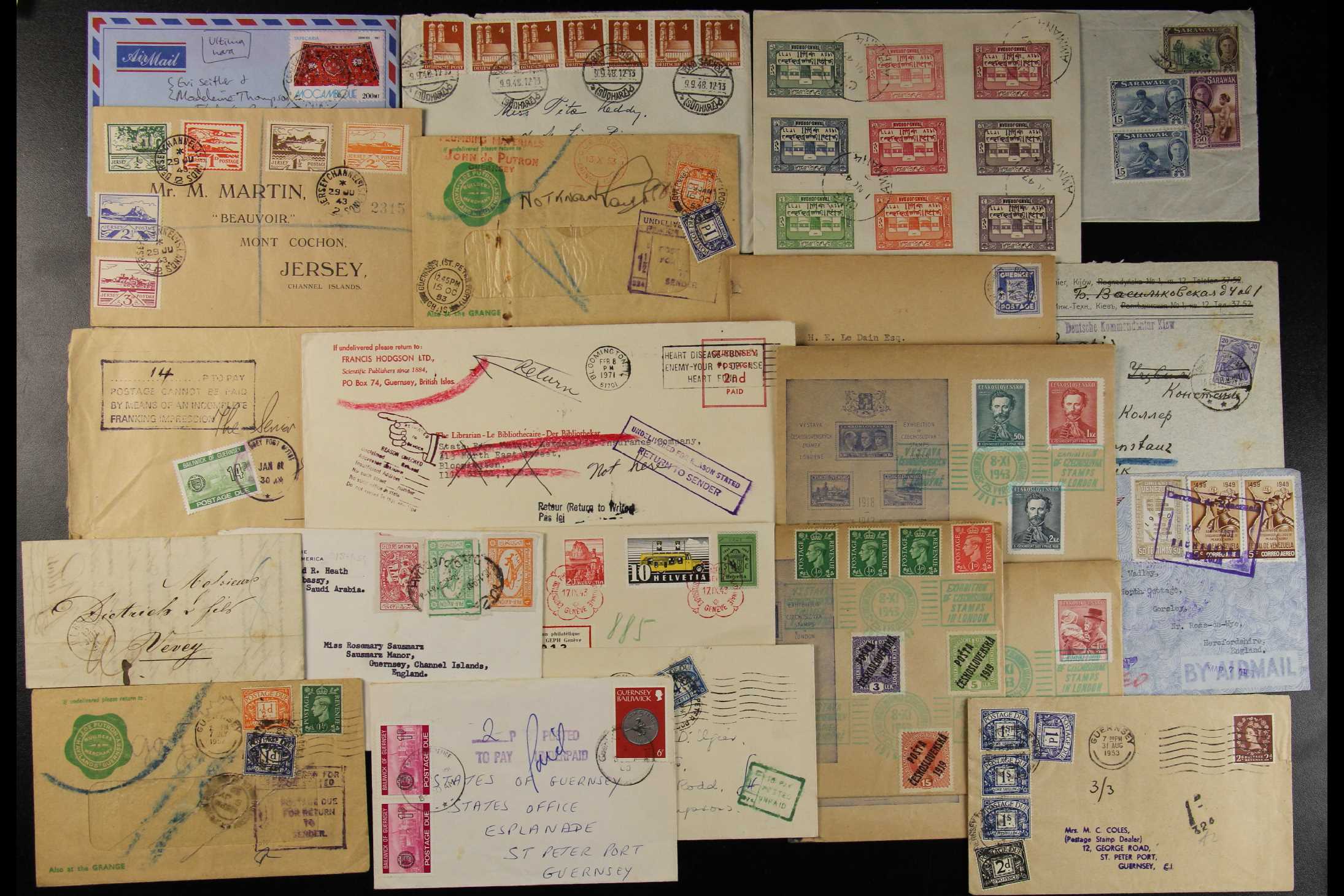 COLLECTIONS & ACCUMULATIONS COVERS - HUGE WORLD WIDE HAUL of chiefly 20th Century commercial &