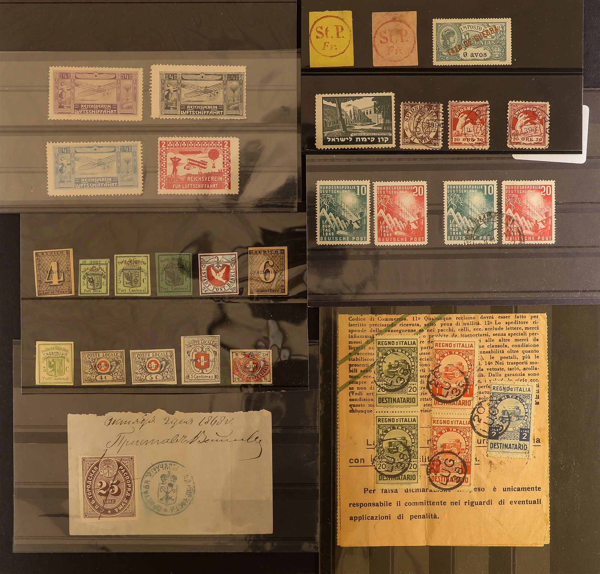 COLLECTIONS & ACCUMULATIONS HIGH-POWERED ACCUMULATION OF BETTER STAMPS. Part of a European - Image 16 of 61