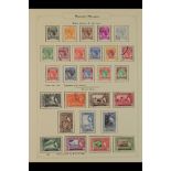 MALAYA STATES MALACCA 1949 - 1971 VERY FINE USED COLLECTION on leaves, 1949-52 set most vals to $
