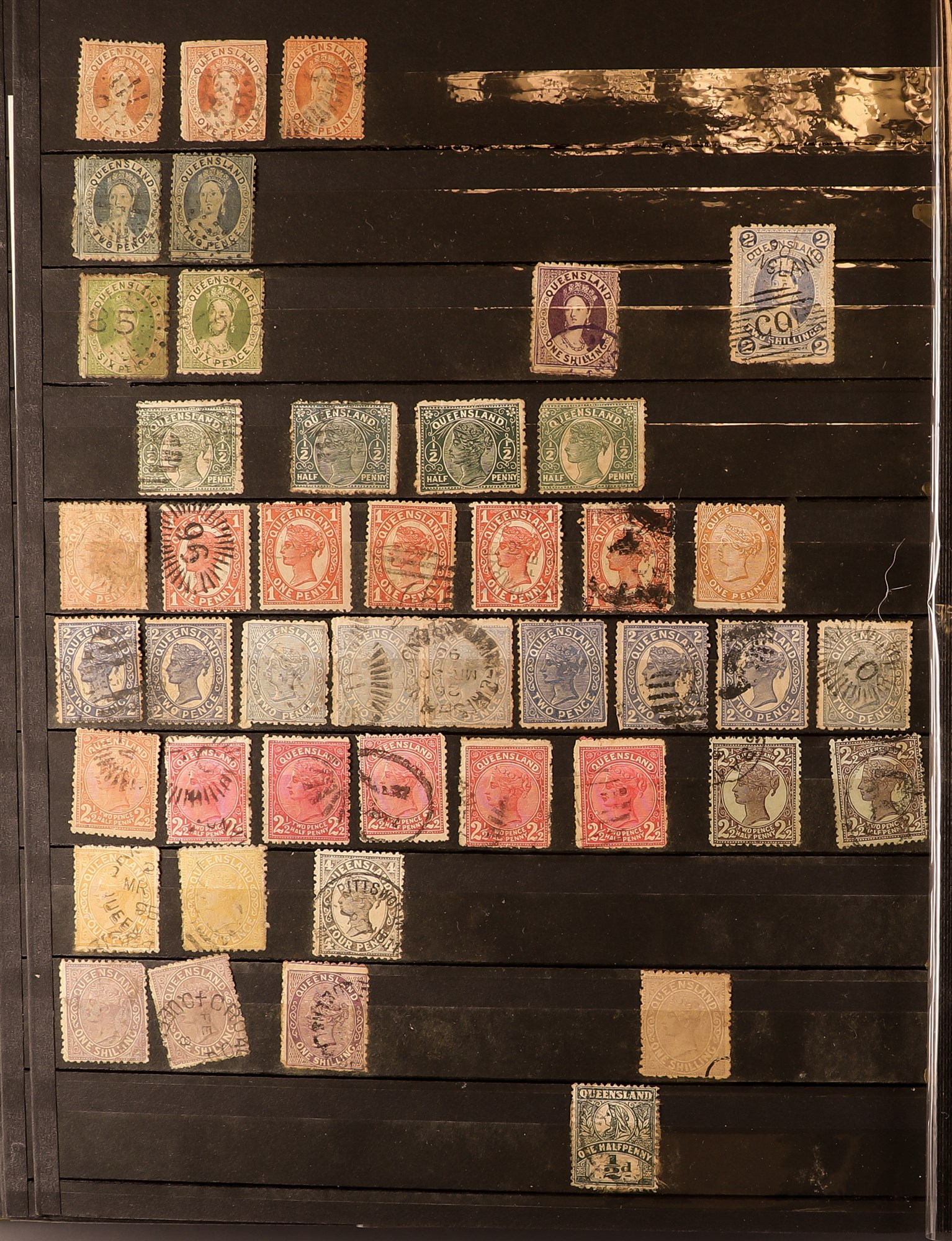 COLLECTIONS & ACCUMULATIONS GB, AUSTRALIA & STATES stamps in a large stock book with never hinged - Image 3 of 8