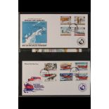 BR. ANTARCTIC TERR. 1994-2006 FIRST DAY COVERS collection in an album with slipcase, from 1994