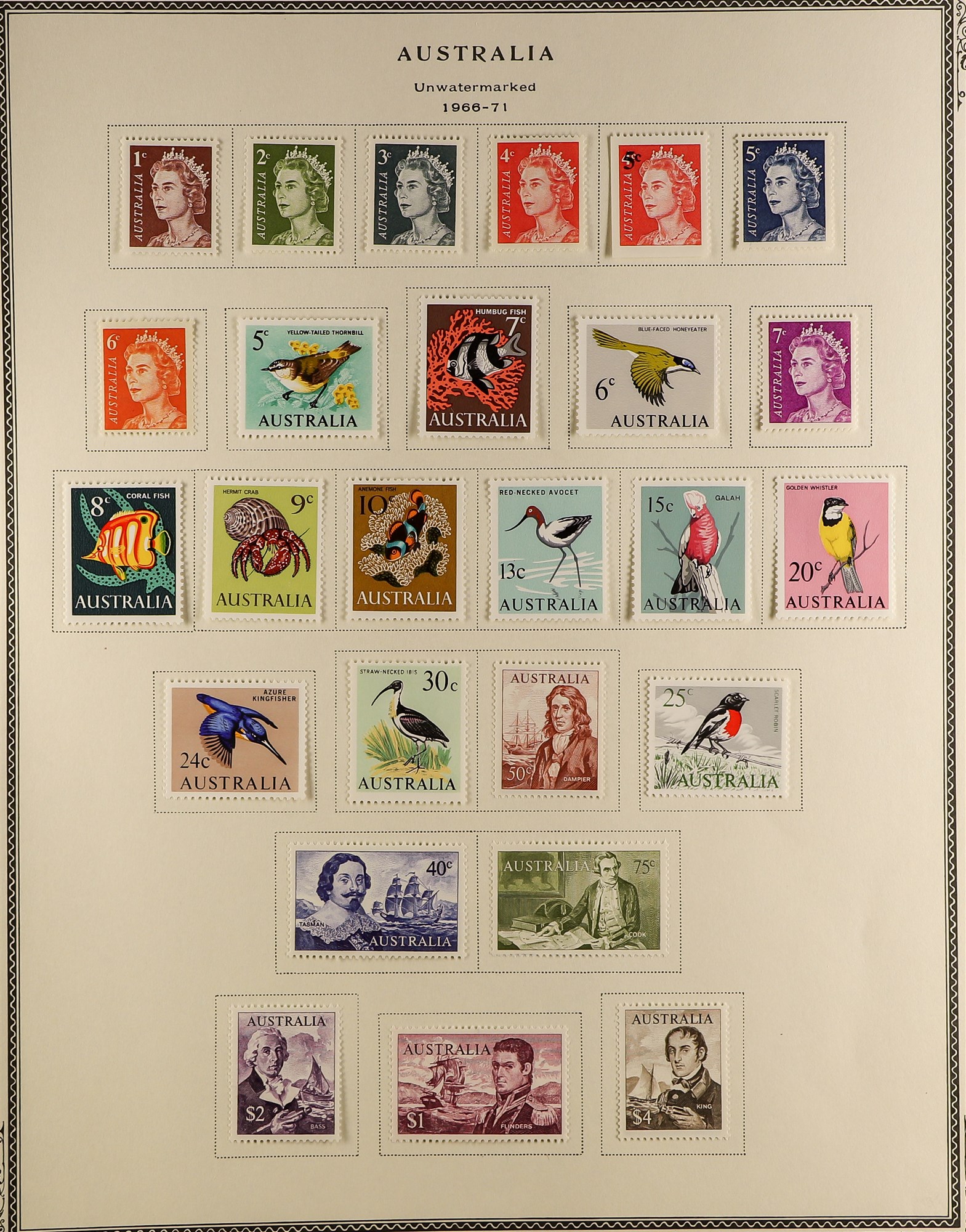 AUSTRALIA 1959 - 1971 MINT COLLECTION on several album pages includes the 1963-65 Navigators set, - Image 5 of 5