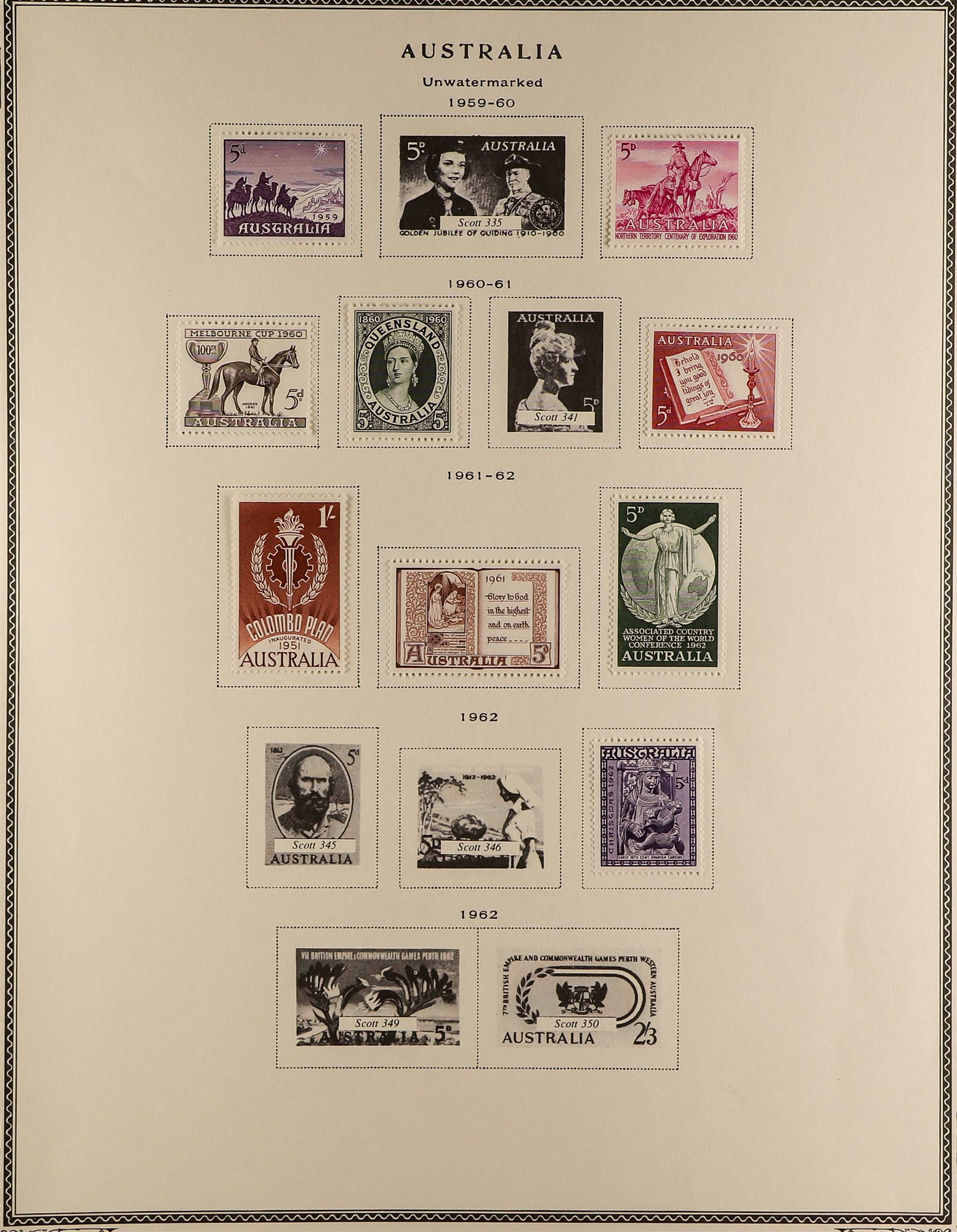 AUSTRALIA 1959 - 1971 MINT COLLECTION on several album pages includes the 1963-65 Navigators set, - Image 2 of 5