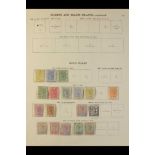GOLD COAST 1876 - 1935 MINT COLLECTION on SG "New Ideal" album pages, quite comprehensive,