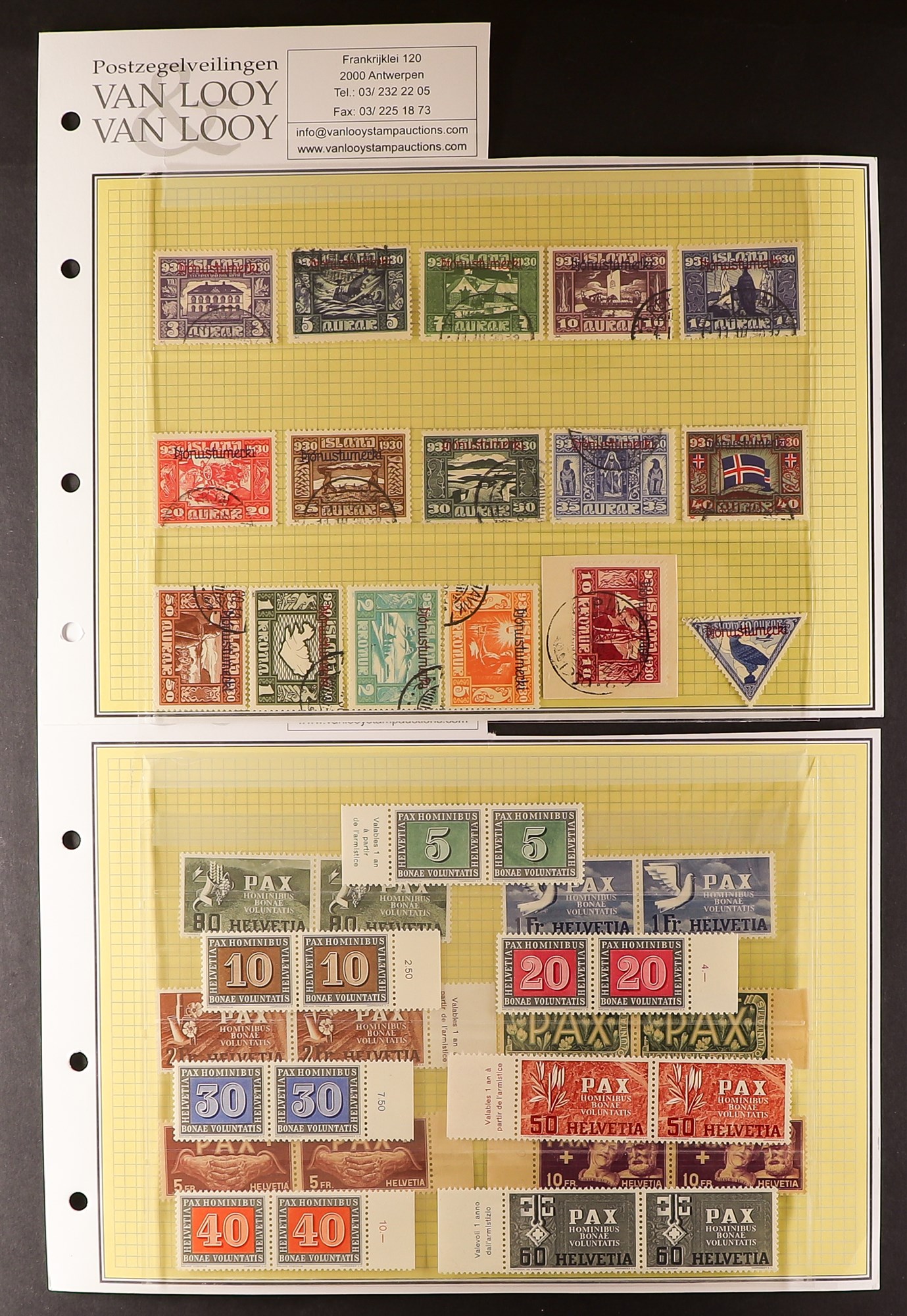COLLECTIONS & ACCUMULATIONS HIGH-POWERED ACCUMULATION OF BETTER STAMPS. Part of a European