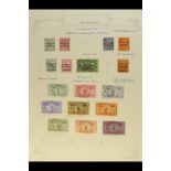 NEW HEBRIDES FRENCH 1908 - 1979 FINE USED COLLECTION on album pages, inc 1910-11 opts set (ex