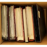 COLLECTIONS & ACCUMULATIONS COMMONWEALTH IN 5 LARGE STOCK BOOKS that include collections of King