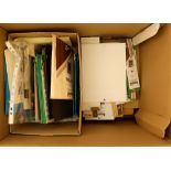 MOUNTS, STOCK CARDS a large carton with packs of Hawid, Showguard & Davo hingeless mounts, also