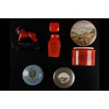 1924-25 EMPIRE EXHIBITION SOUVENIRS. 11 items include a painted plaster Lion on plinth, a glass jar