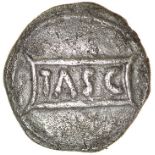 Tasciovanos Cavalryman. Lance Type. c.25BC-AD10. Celtic silver unit. 12mm. 1.27g.