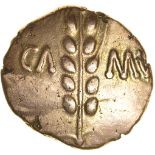 Cunobelinus Linear. No Privy Marks. c.AD8-41. Celtic gold stater. 15-17mm. 5.41g.