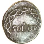 Solidu. c.AD 40-43. Celtic silver unit. 12-14mm. 1.04g.