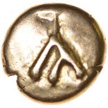 Commios A-Type. Regini & Atrebates. c.50-25 BC. Celtic gold quarter stater. 8mm. 1.19g.