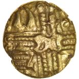 Westbury. Sills British Lb1, class 1. Eastern. c.55-45 BC. Celtic gold stater. 16mm. 5.66g.