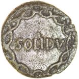 Solidu. Cantiaci. c.AD 40-43. Celtic silver unit. 13mm. 1.19g.