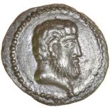 Eppillus Lion. Regini & Atrebates. c.20BC-AD10. Celtic silver unit. 15mm. 1.34g.