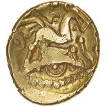 Tribal Tree. Small Type with Star. c.55-45 BC. Dobunni. Celtic gold stater. 18-20mm. 5.62g.