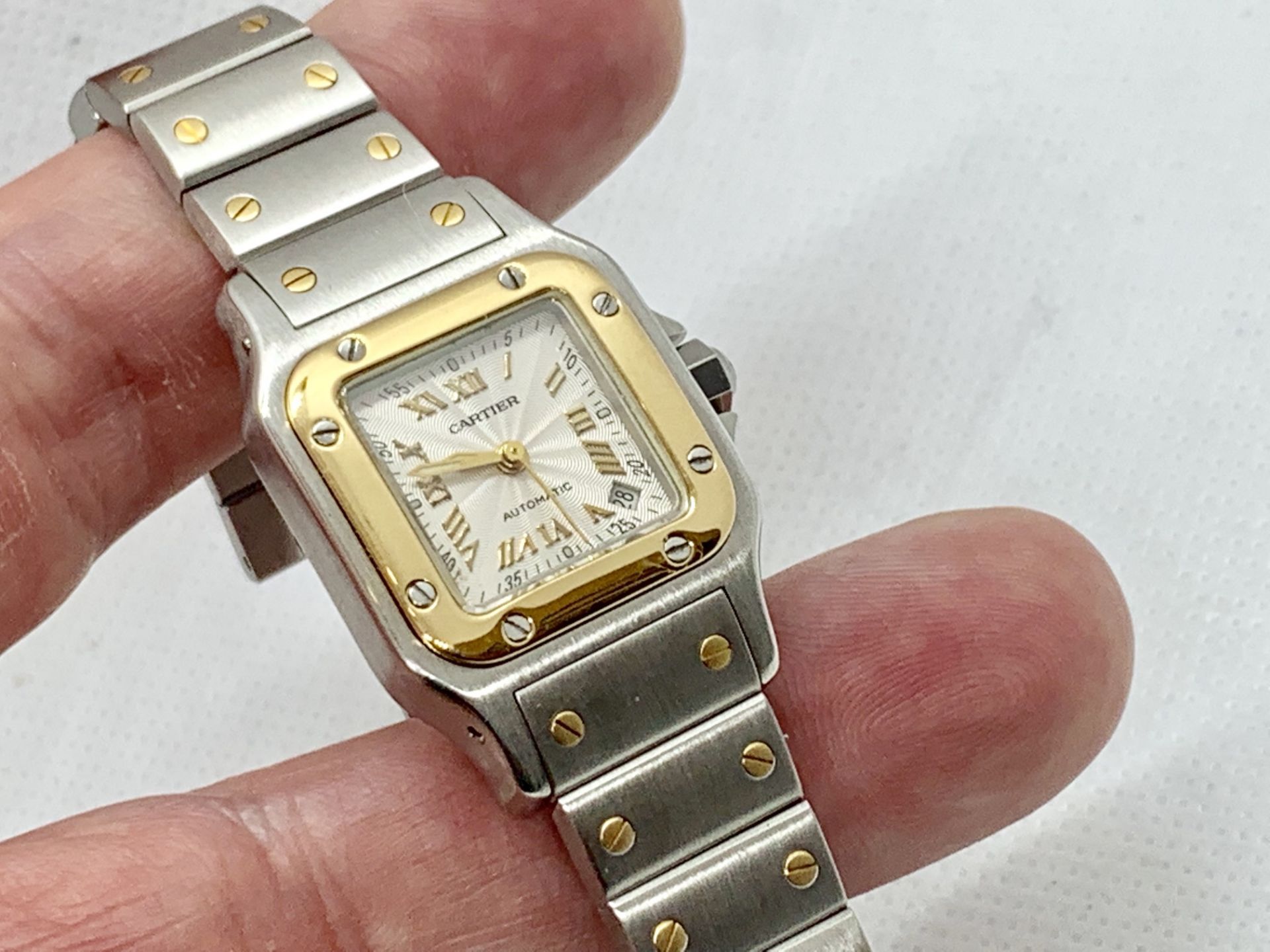 CARTIER S/S & GOLD LADIES WATCH - Image 6 of 6