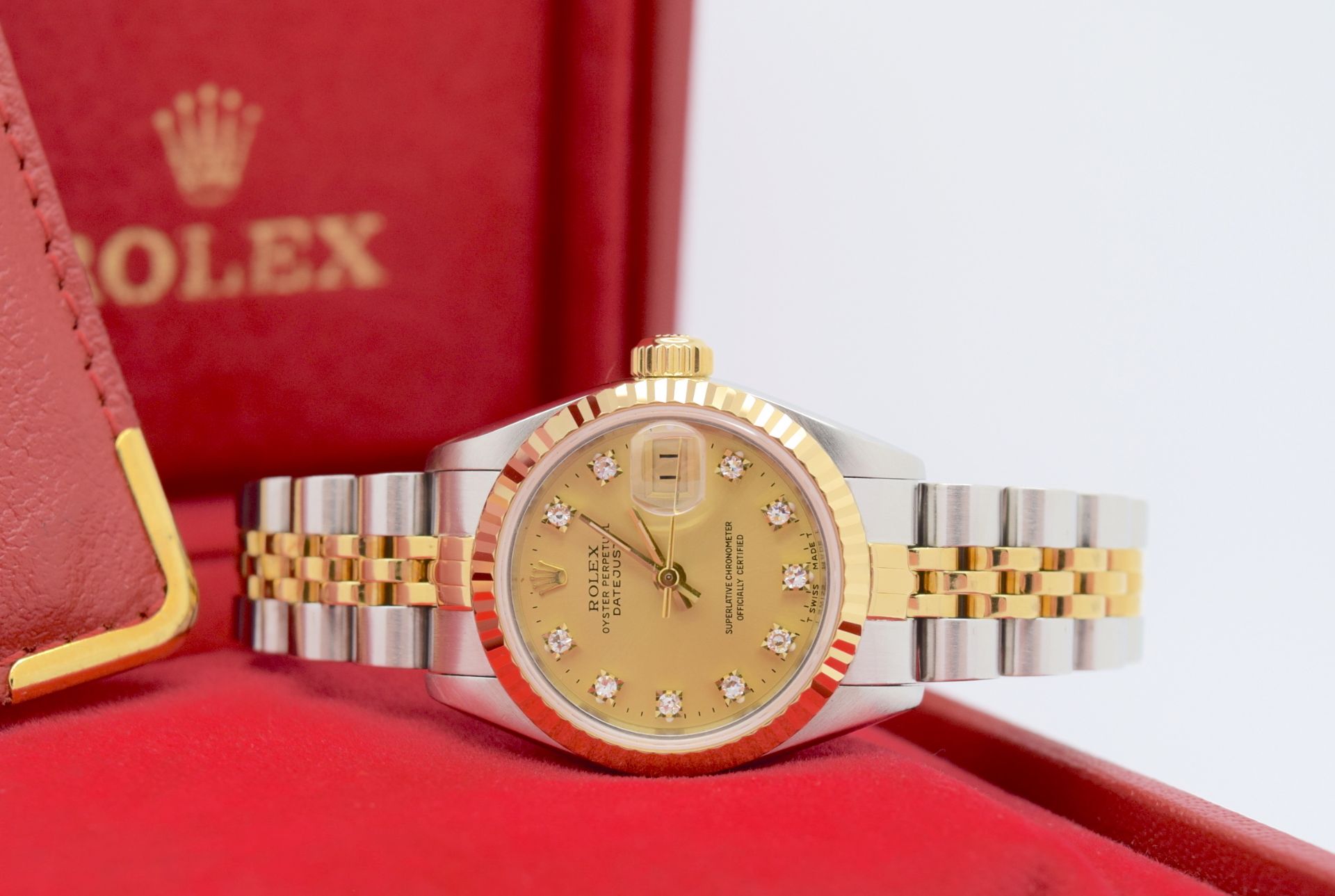 26mm Rolex Datejust Ref. 69173 Steel/ 18K Gold - Champagne Original Rolex Diamonds