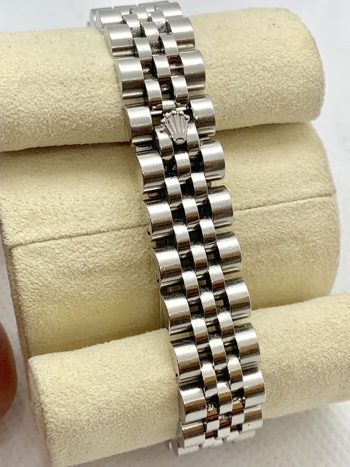 APPROX 2007 LADIES S/S & 18ct WHITE GOLD ROLEX WATCH - Image 2 of 8