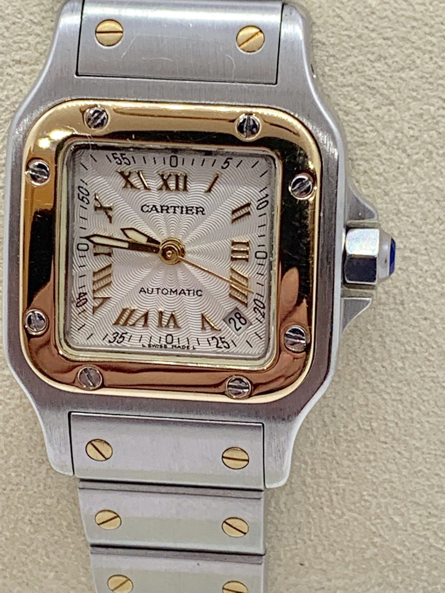 CARTIER S/S & GOLD LADIES WATCH