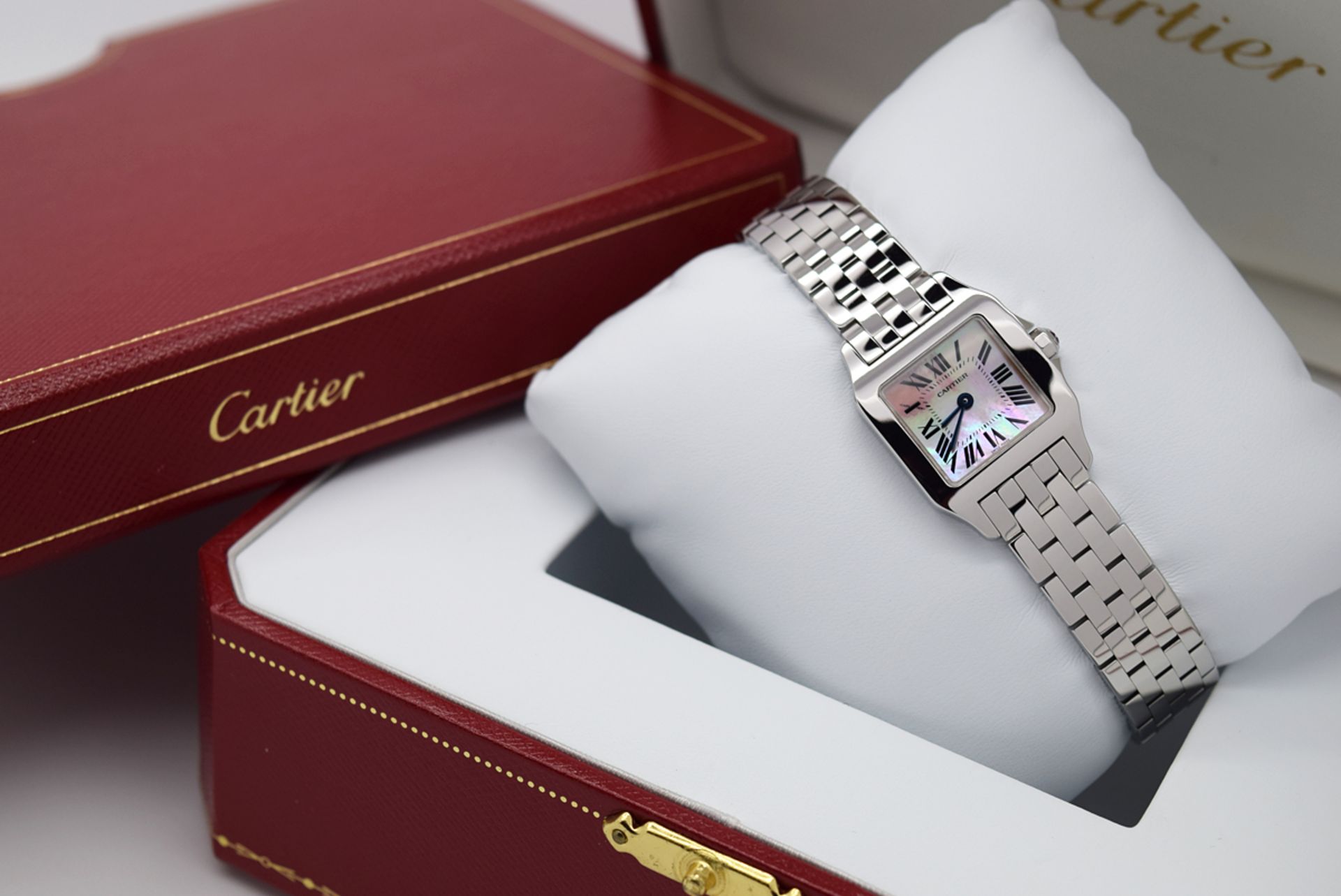 *STUNNING* CARTIER LADIES DEMOISELLE - STEEL with a MOTHER OF PEARL DIAL! (W25075Z5) - Image 2 of 13