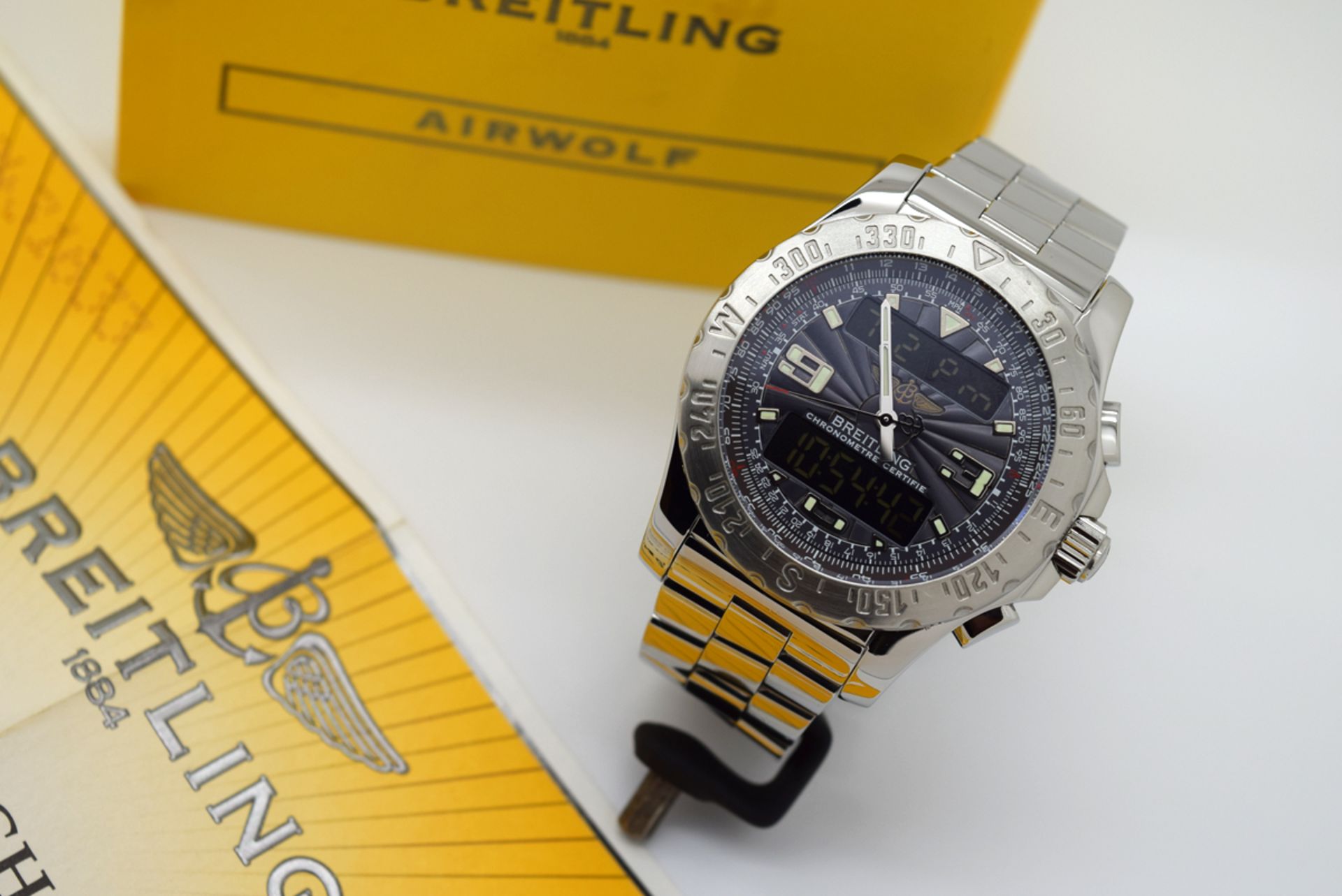 BREITLING AIRWOLF 'PROFESSIONAL' (A78363) - SLATE BLUE DIAL - Image 2 of 9