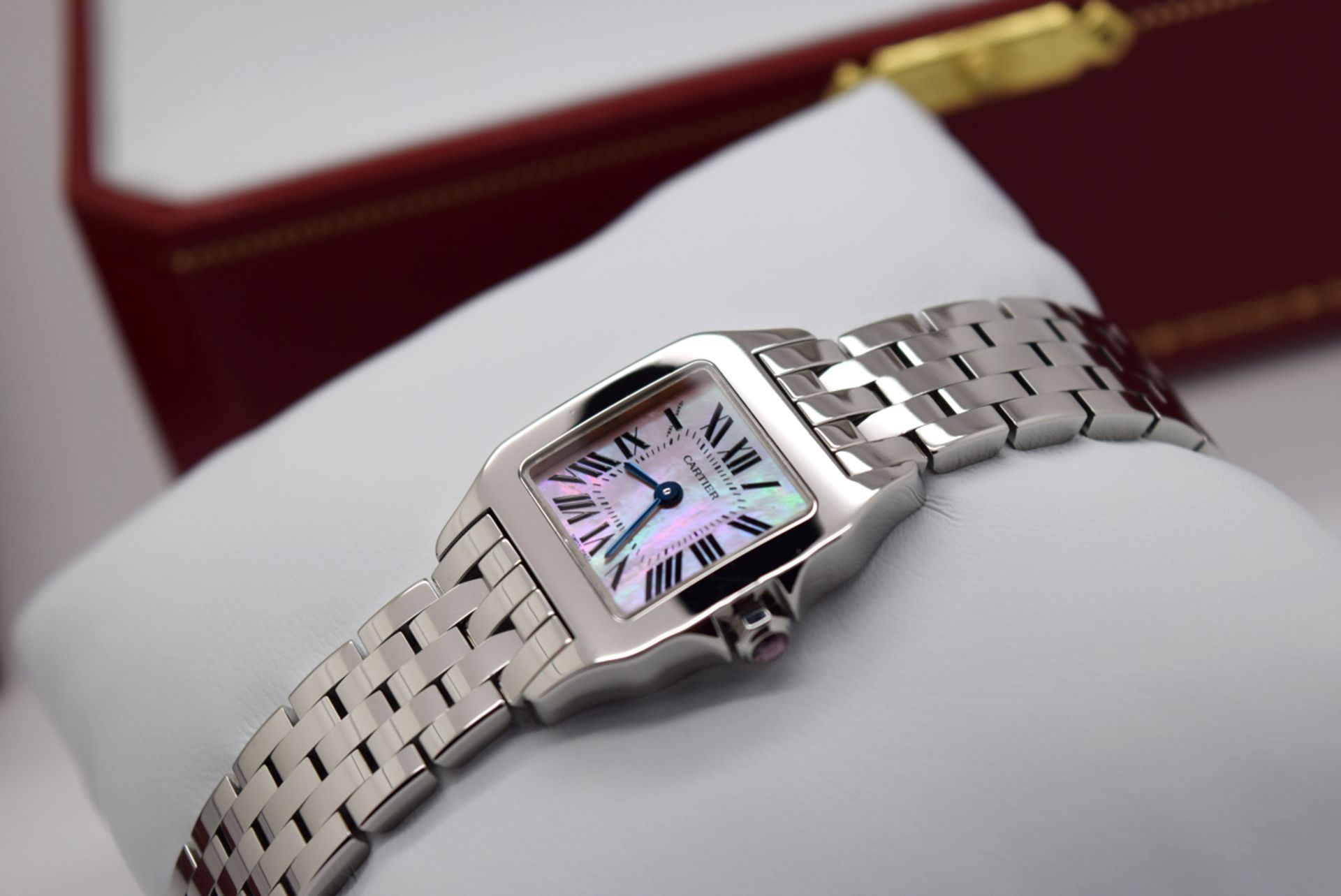 *STUNNING* CARTIER LADIES DEMOISELLE - STEEL with a MOTHER OF PEARL DIAL! (W25075Z5) - Image 3 of 13