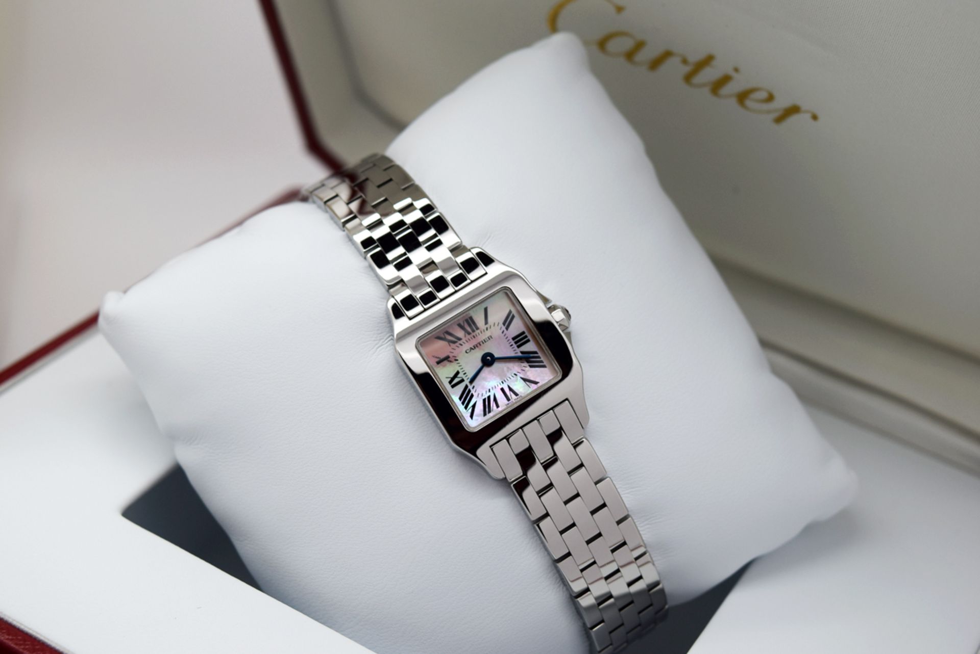 *STUNNING* CARTIER LADIES DEMOISELLE - STEEL with a MOTHER OF PEARL DIAL! (W25075Z5) - Image 5 of 13