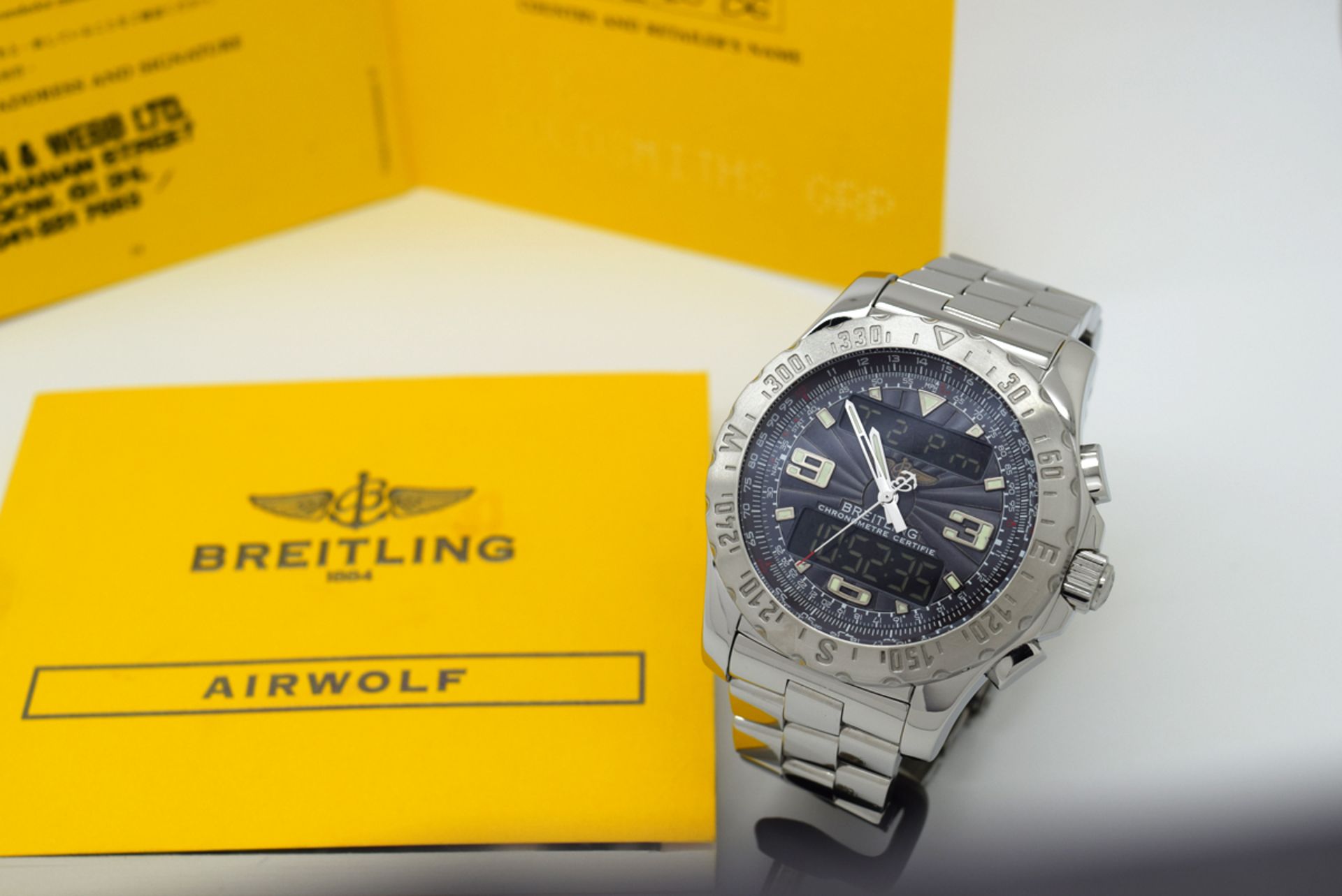 BREITLING AIRWOLF 'PROFESSIONAL' (A78363) - SLATE BLUE DIAL - Image 8 of 9