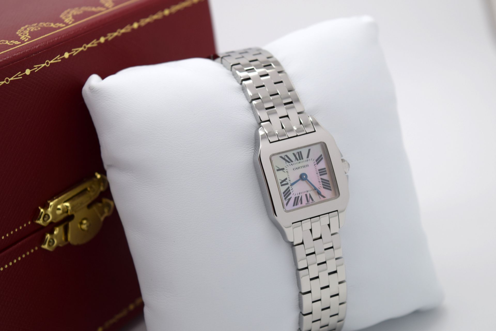 *STUNNING* CARTIER LADIES DEMOISELLE - STEEL with a MOTHER OF PEARL DIAL! (W25075Z5) - Image 8 of 13