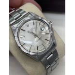 ROLEX OYSTER PERPETUAL DATE WATCH 1980'S 34mm