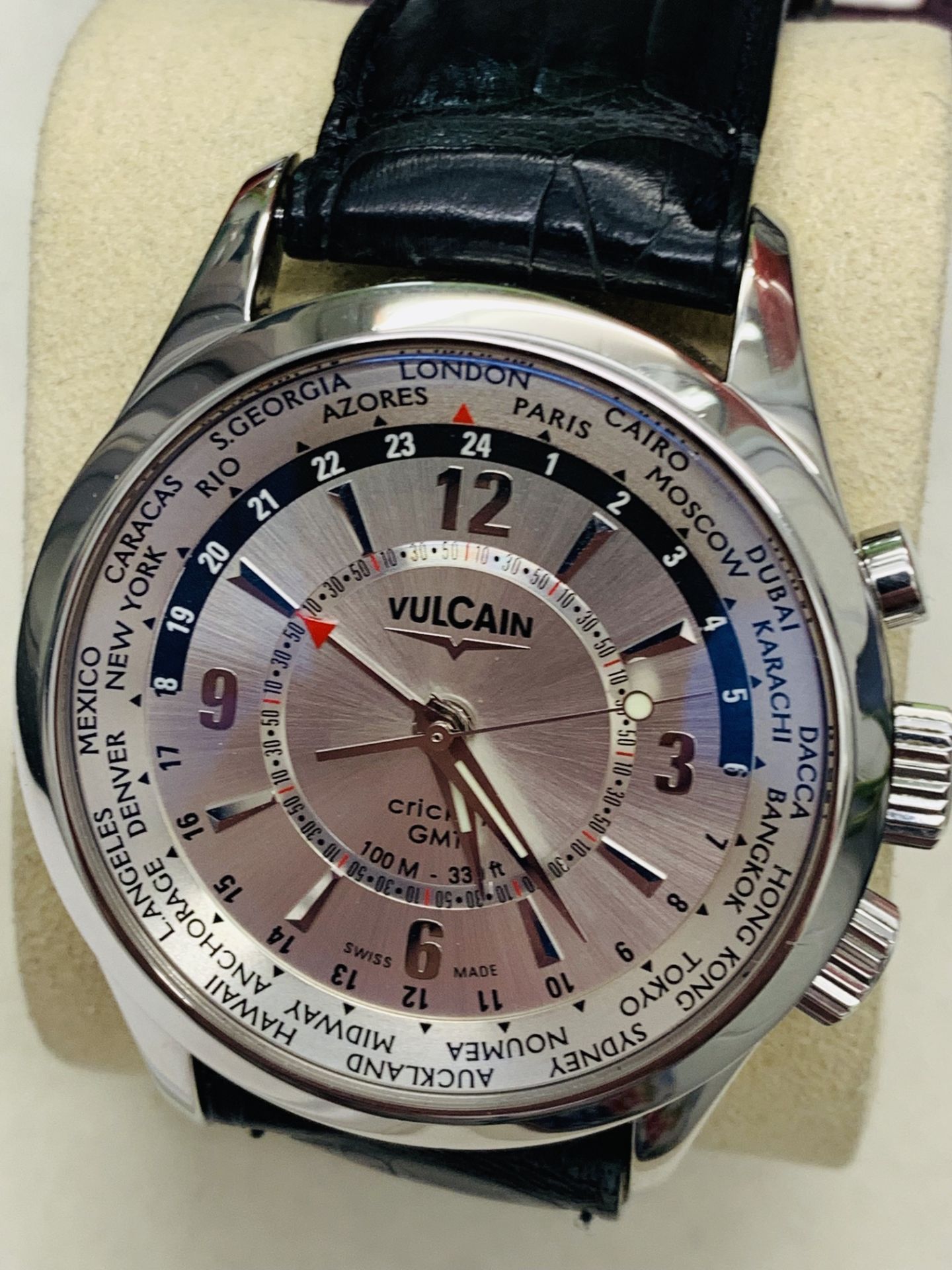 VULCAIN CRICKET GMT 2000 WATCH - AUTOMATIC - Image 3 of 6