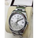 2015 STAINLESS STEEL ROLEX OYSTER PERPETUAL WATCH - 29mm