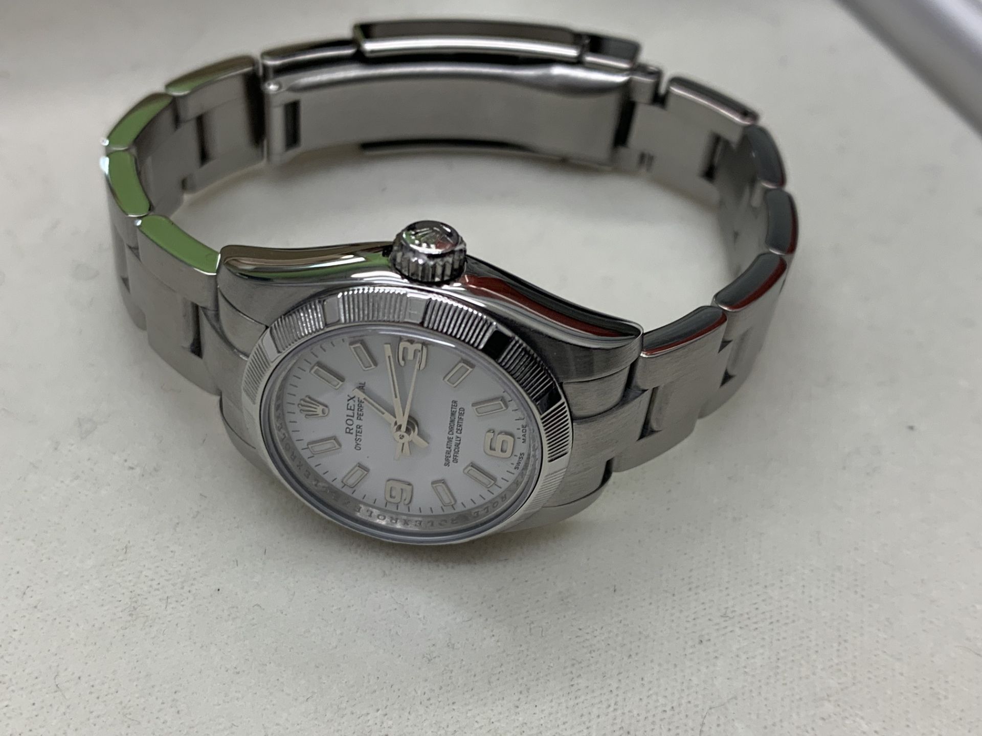 APPROX 2006 ROLEX STAINLESS STEEL WATCH - Image 5 of 6
