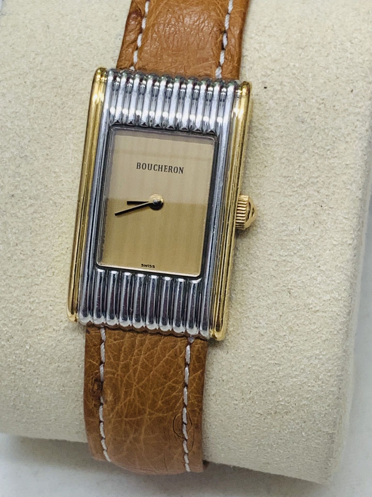 BOUCHERON REFLET GOLD & STEEL LADIES WATCH - YEAR APPROX 2000